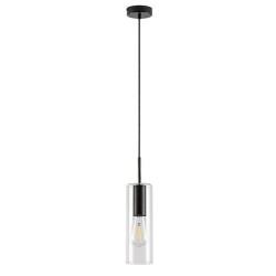 Pakabinamas šviestuvas Esta E27 1x MAX 40W (Matinė Juoda)