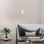 Pakabinamas šviestuvas Esta E27 1x MAX 40W (Matinė Juoda)