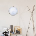 Lubinis šviestuvas Alabastro E27 1x MAX 60W (Balta)