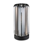 Stalinis šviestuvas Veness E27 1x MAX 40W (Matinė Juoda)