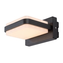 Sieninis lauko šviestuvas Gendt LED 12W 3000K Šilta balta (Juoda)
