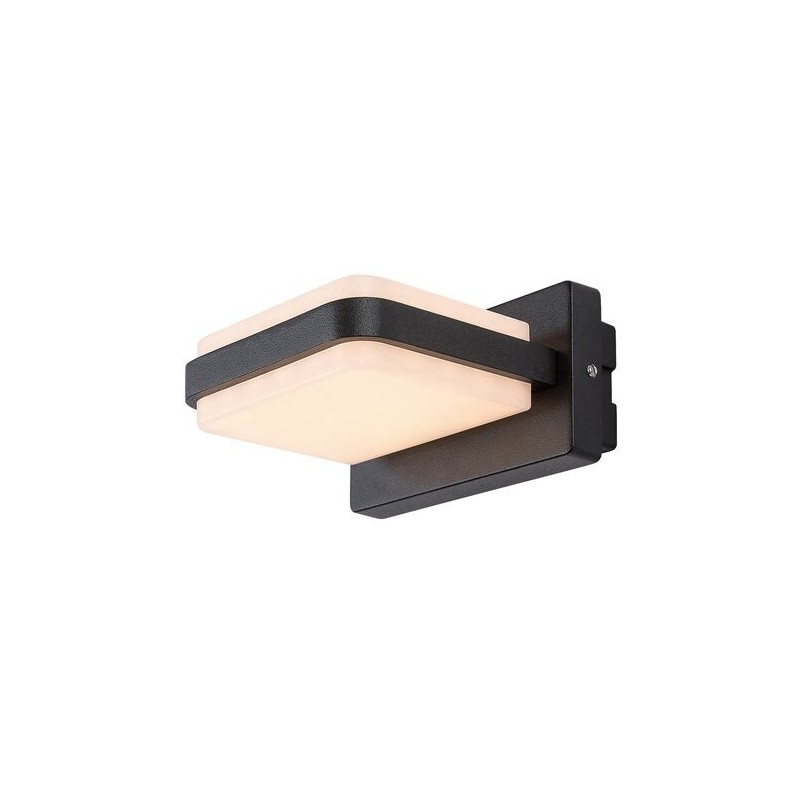 Sieninis lauko šviestuvas Gendt LED 12W 3000K Šilta balta (Juoda)