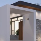 Sieninis lauko šviestuvas Gendt LED 12W 3000K Šilta balta (Juoda)