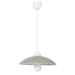 Pakabinamas šviestuvas Cupola range E27 1x MAX 60W (Pilka)