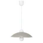 Pakabinamas šviestuvas Cupola range E27 1x MAX 60W (Pilka)