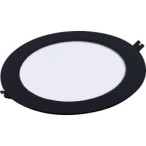 LED panelė Shaun2 LED 18W 4000K Neutrali balta (Juoda)