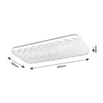 Lubinis šviestuvas Eldrick LED 36W 4000K Neutrali balta (Balta)