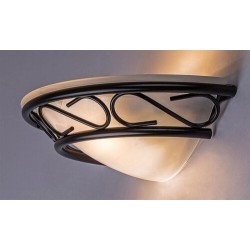 Sieninis šviestuvas Athen E14 1x MAX 60W (Juoda)