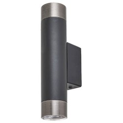 Sieninis šviestuvas Zircon GU10 2X MAX 5W (Matinė Juoda)