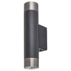 Sieninis šviestuvas Zircon GU10 2X MAX 5W (Matinė Juoda)