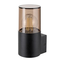 Sieninis lauko šviestuvas Teplice E27 1x MAX 12W (Matinė Juoda)