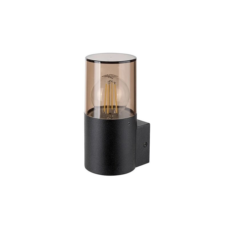 Sieninis lauko šviestuvas Teplice E27 1x MAX 12W (Matinė Juoda)