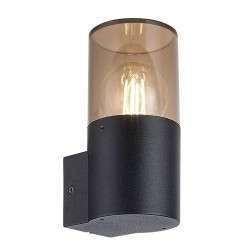 Sieninis lauko šviestuvas Teplice E27 1x MAX 12W (Matinė Juoda)