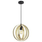 Pakabinamas šviestuvas Harlow E27 1x MAX 60W (Matinė Juoda)