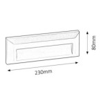 Sieninis lauko šviestuvas Pueblo LED 1.6W 4000K Neutrali balta (Pilka)