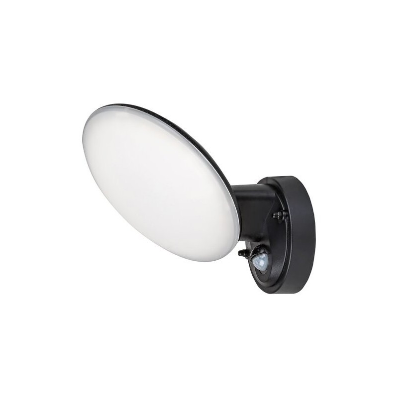 Sieninis lauko šviestuvas Varna LED 12W 4000K Neutrali balta (Juoda)