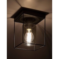Lubinis šviestuvas Chadwick E27 1x MAX 25W (Juoda)