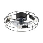 Lubinis šviestuvas Cadmus E27 3x MAX 25W (Juoda)