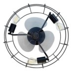 Lubinis šviestuvas Cadmus E27 3x MAX 25W (Juoda)