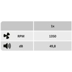 Lubinis šviestuvas Cadmus E27 3x MAX 25W (Juoda)