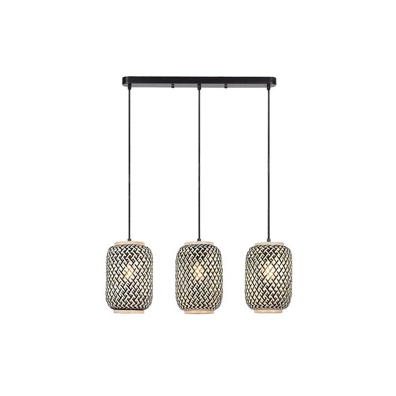 Pakabinamas šviestuvas Adalla E27 3x MAX 40W (Matinė Juoda)