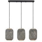 Pakabinamas šviestuvas Adalla E27 3x MAX 40W (Matinė Juoda)