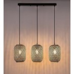 Pakabinamas šviestuvas Adalla E27 3x MAX 40W (Matinė Juoda)