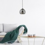 Pakabinamas šviestuvas Cameo E27 1x MAX 60W (Juoda)