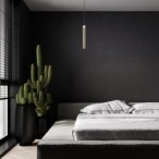 Pakabinamas šviestuvas Thelma LED 10W 4000K Neutrali balta (Juoda)