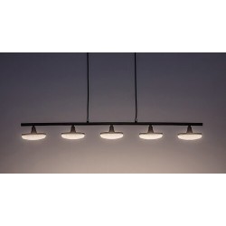 Pakabinamas šviestuvas Madi LED 20W 3000K Šilta balta (Matinė Juoda)