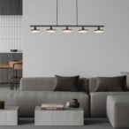 Pakabinamas šviestuvas Madi LED 20W 3000K Šilta balta (Matinė Juoda)