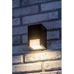 Sieninis lauko šviestuvas Cernon GU10 1x MAX 7W (Juoda)