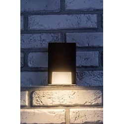 Sieninis lauko šviestuvas Cernon GU10 1x MAX 7W (Juoda)