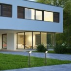 Pastatomas lauko šviestuvas Odiel LED 12W 3000K Šilta balta (Juoda)