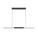 Pakabinamas šviestuvas Sindri LED 36W 3000, 4000K CCT keičiama balta spalva (Juoda)