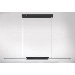 Pakabinamas šviestuvas Sindri LED 36W 3000, 4000K CCT keičiama balta spalva (Juoda)
