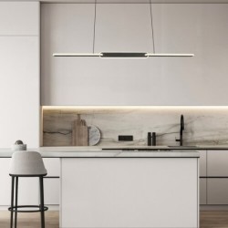 Pakabinamas šviestuvas Sindri LED 36W 3000, 4000K CCT keičiama balta spalva (Juoda)