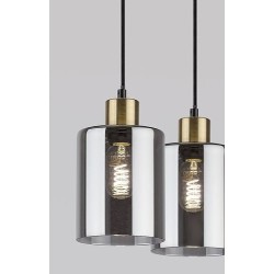 Pakabinamas šviestuvas Perez E27 4x MAX 40W (Matinė Juoda)