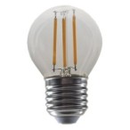 LED lemputė E27 Filament-LED 4W G45 2700K Šilta balta