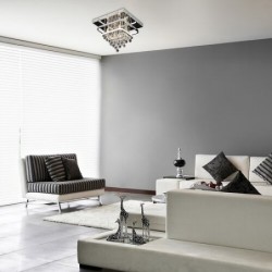 Lubinis šviestuvas Pallas LED 36+ E14 4x MAX 40W 4000K Neutrali balta (Chromo)