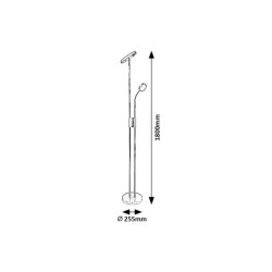 Toršeras Ophus LED 18.5 + LED 4.5W 3000K Šilta balta (Chromo)