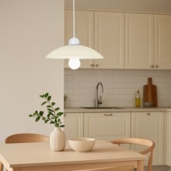 Pakabinamas šviestuvas Cupola range E27 1x MAX 60W (Balta)