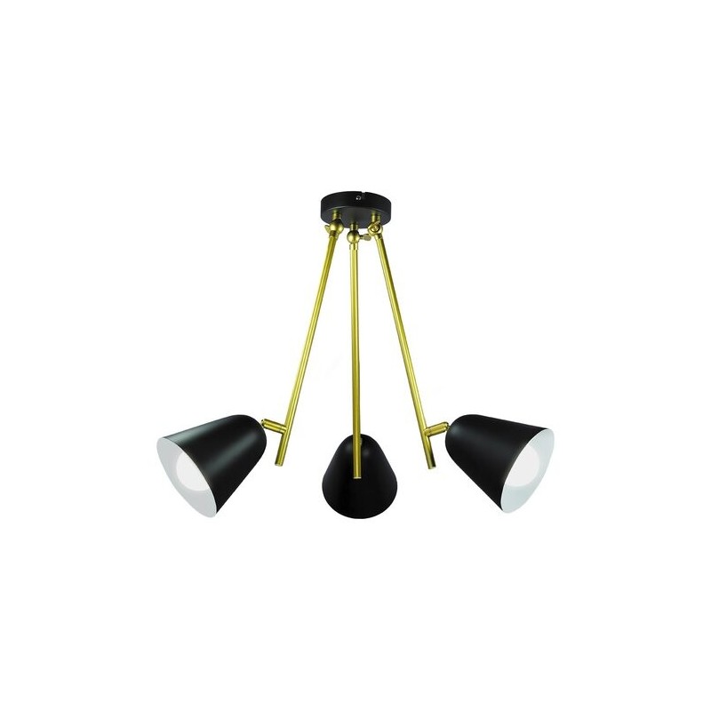 Lubinis šviestuvas Alder E14 3x MAX 40W (Juoda)