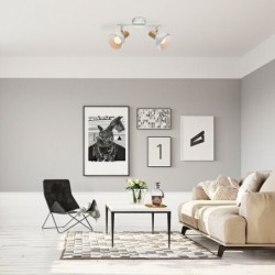 Lubinis šviestuvas Holly E14 2x MAX 40W (Balta)