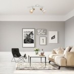 Lubinis šviestuvas Holly E14 2x MAX 40W (Balta)