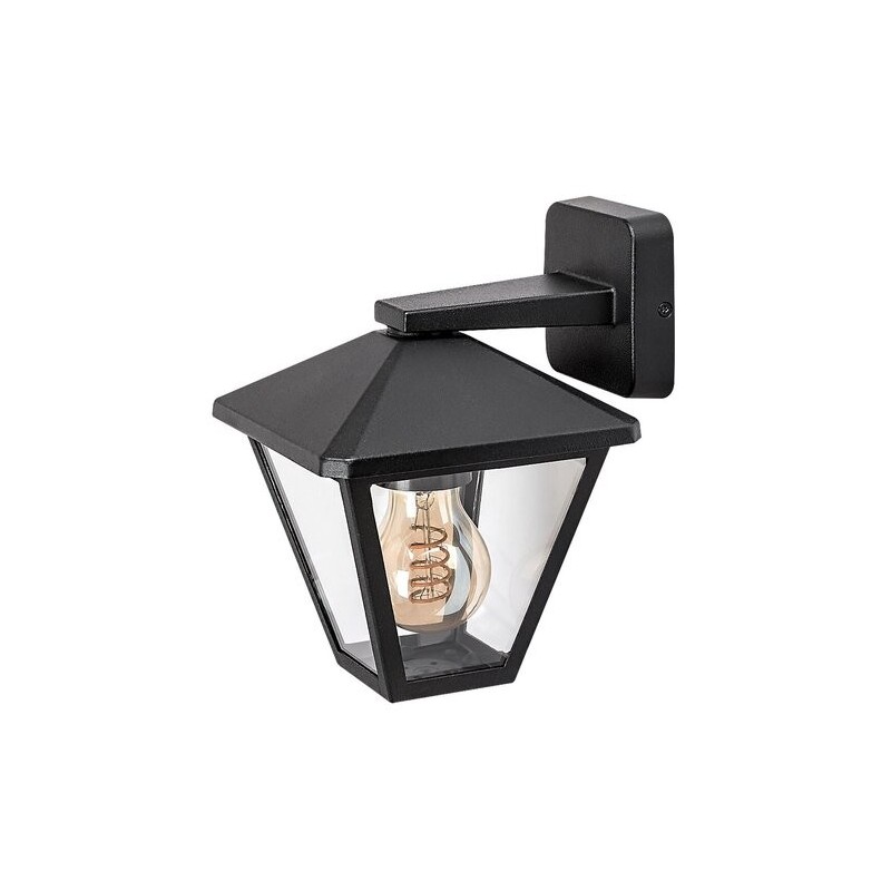 Sieninis lauko šviestuvas Paravento E27 1x MAX 40W (Juoda)