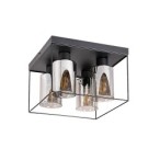 Lubinis šviestuvas Chadwick E27 4x MAX 25W (Juoda)