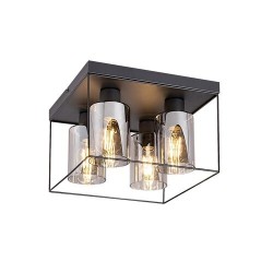 Lubinis šviestuvas Chadwick E27 4x MAX 25W (Juoda)