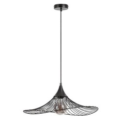 Pakabinamas šviestuvas Sombero E27 1x MAX 60W (Matinė Juoda)
