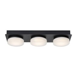 Lubinis šviestuvas Attichus LED 18W 4000K Neutrali balta (Matinė Juoda)